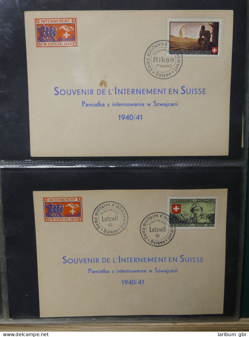 Schweiz Sammlung Militärpost Souvenierkarten Soldaten Militär #LX322