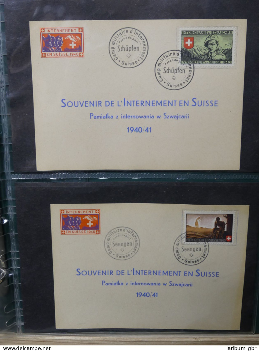 Schweiz Sammlung Militärpost Souvenierkarten Soldaten Militär #LX322