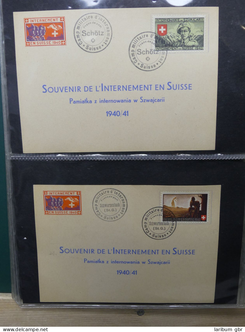 Schweiz Sammlung Militärpost Souvenierkarten Soldaten Militär #LX322