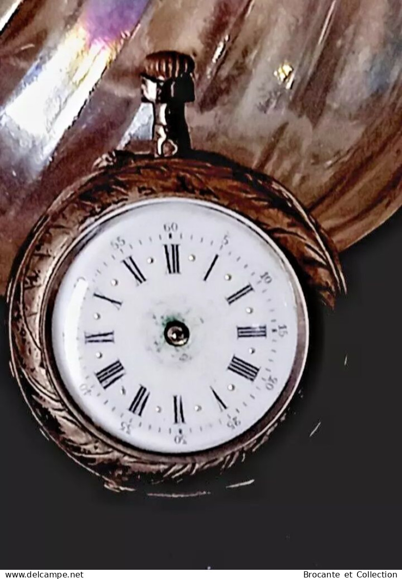 Petite Montre à Gousset Ancienne Argent - Relojes De Bolsillo