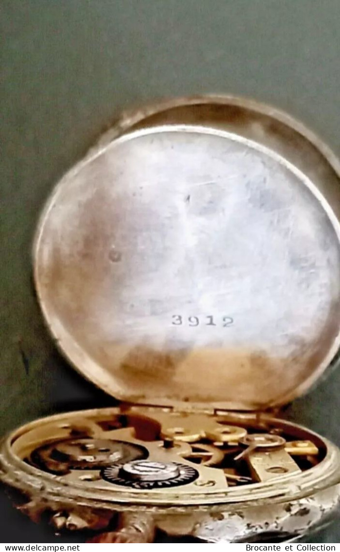 Petite Montre à Gousset Ancienne Argent - Horloge: Zakhorloge