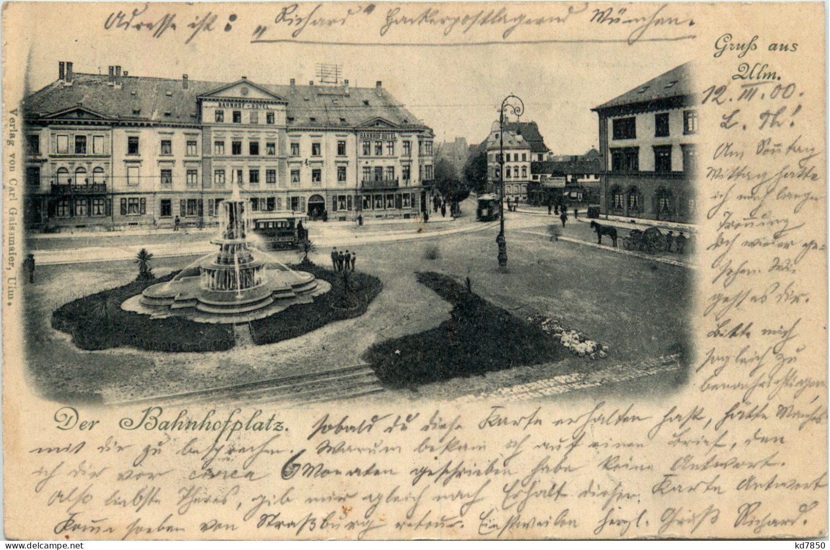 Gruss Aus Ulm - Der Bahnhofsplatz - Ulm