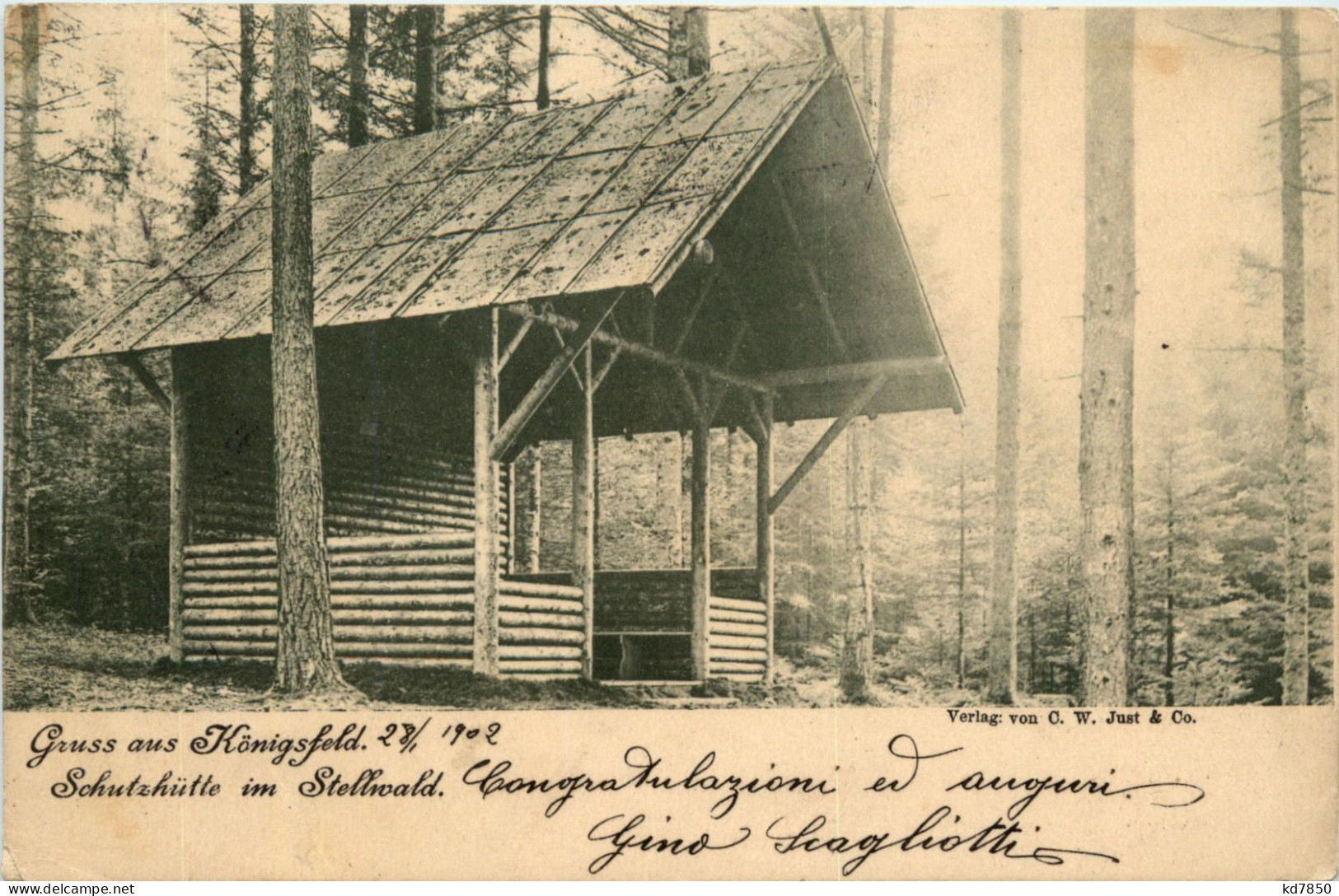 Gruss Aus Königsfeld - Schutzhütte Im Stellwald - Villingen - Schwenningen