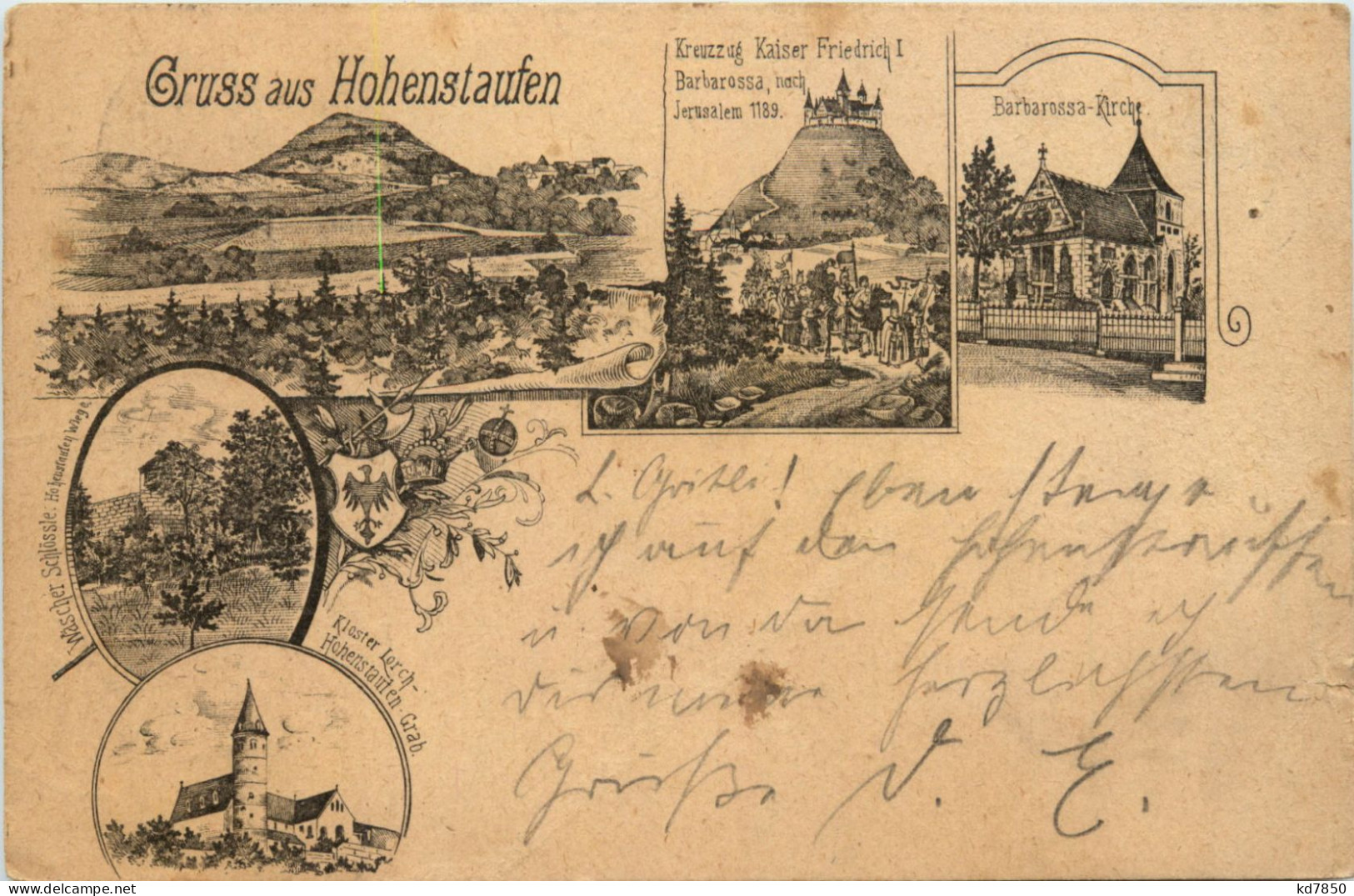 Gruss Aus Hohenstaufen - Vorläufer 1893 Göppingen - Goeppingen