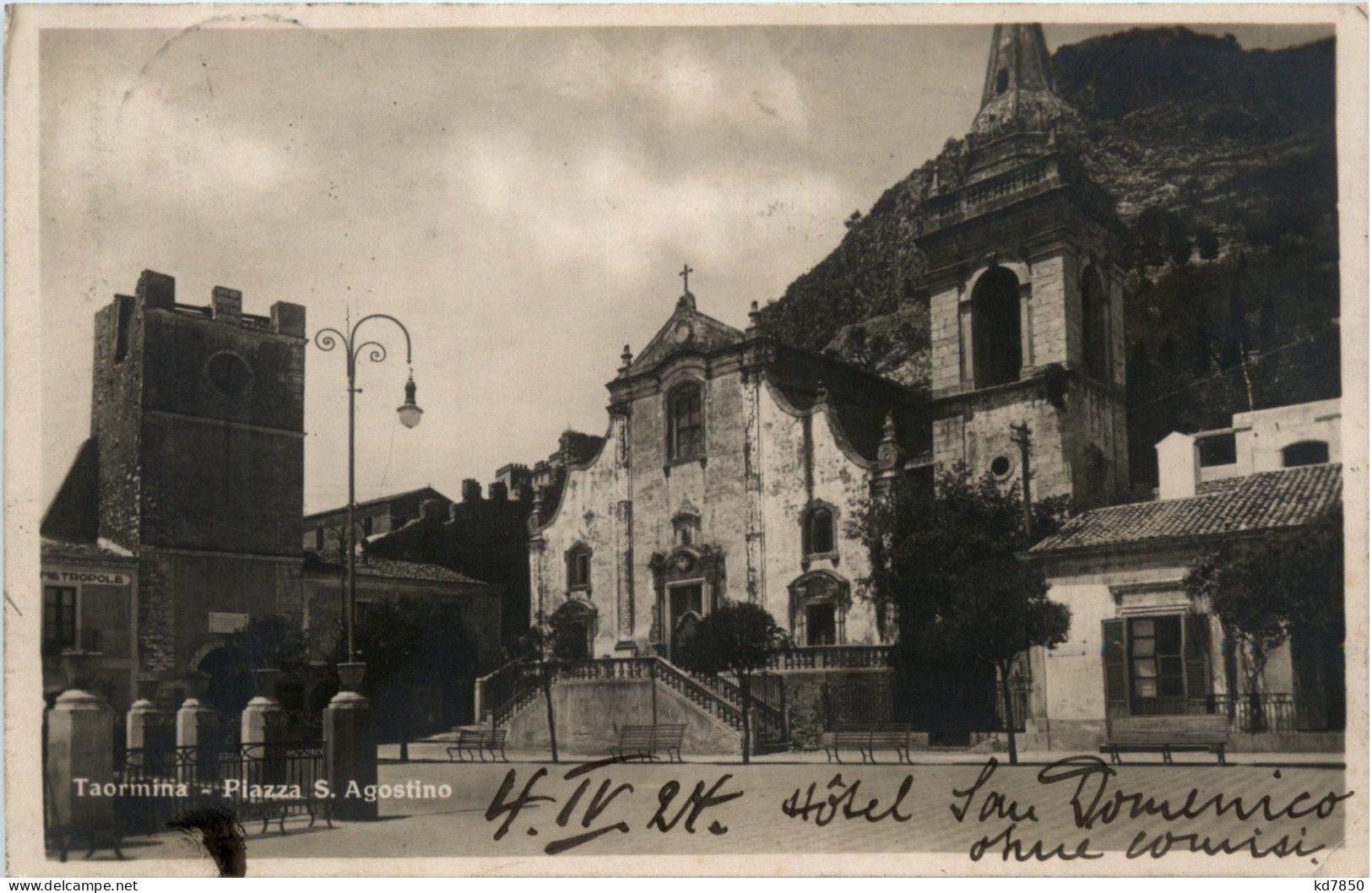 Taormina - Piazza S Agostino - Autres & Non Classés