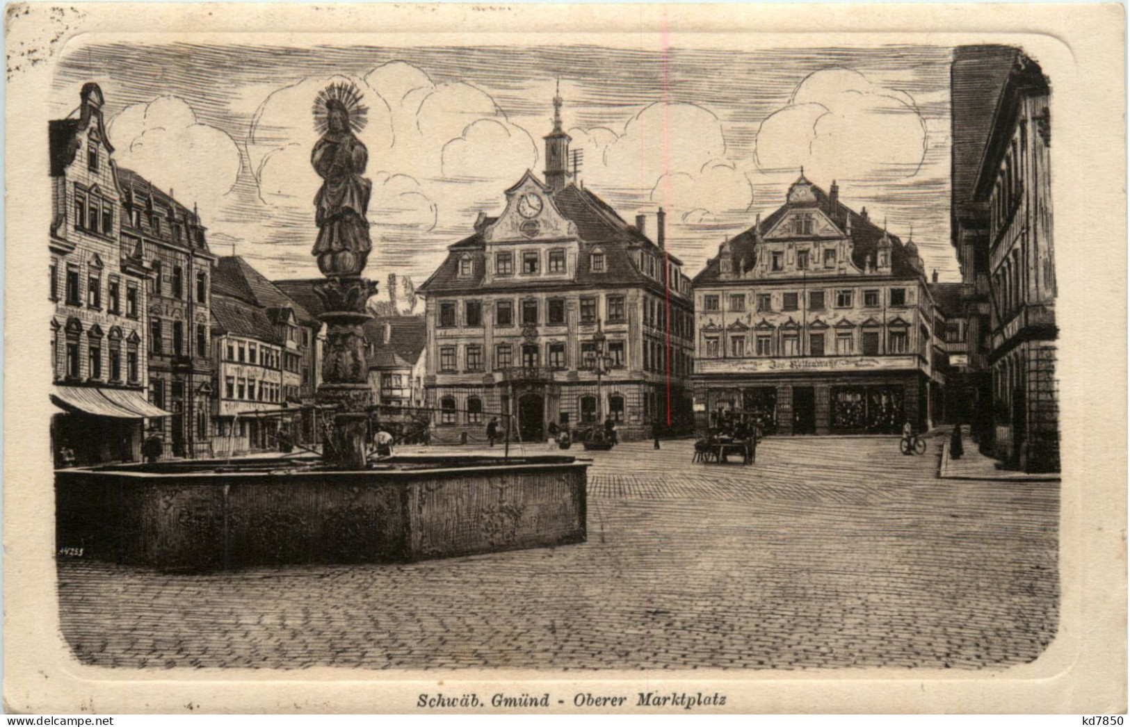 Schwäb. Gmünd - Oberer Marktplatz - Schwaebisch Gmünd
