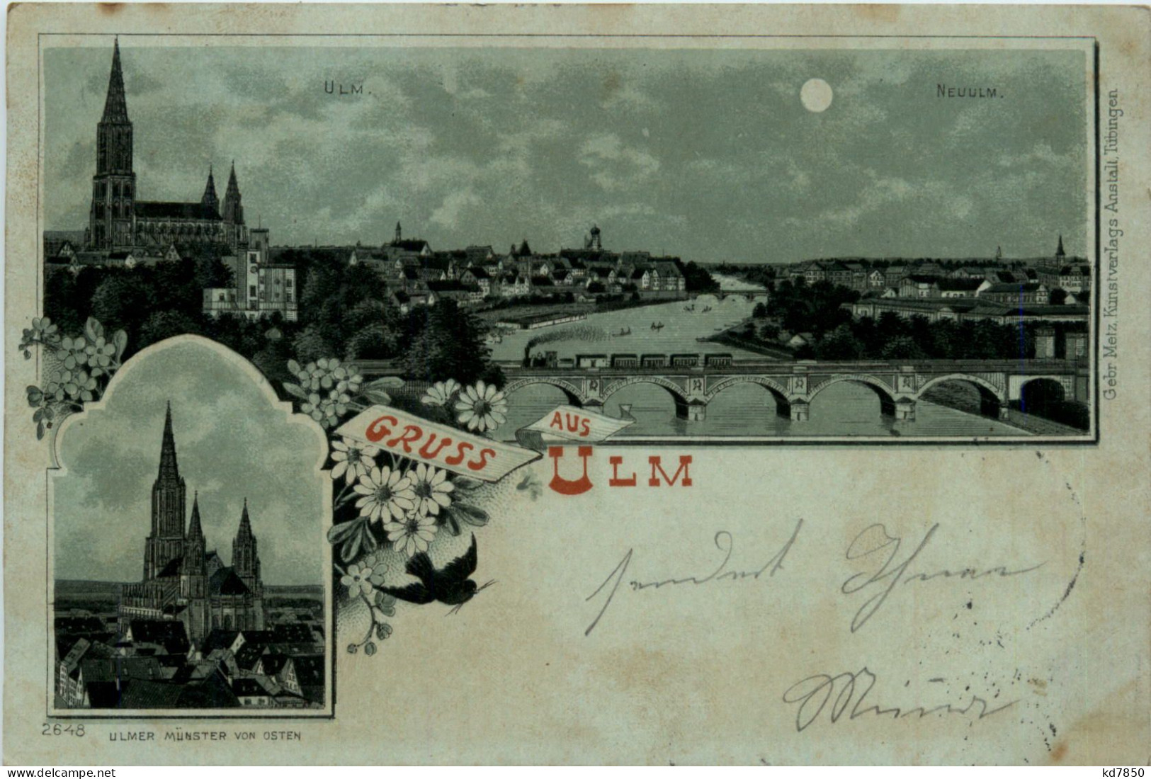 Gruss Aus Ulm - Litho - Ulm