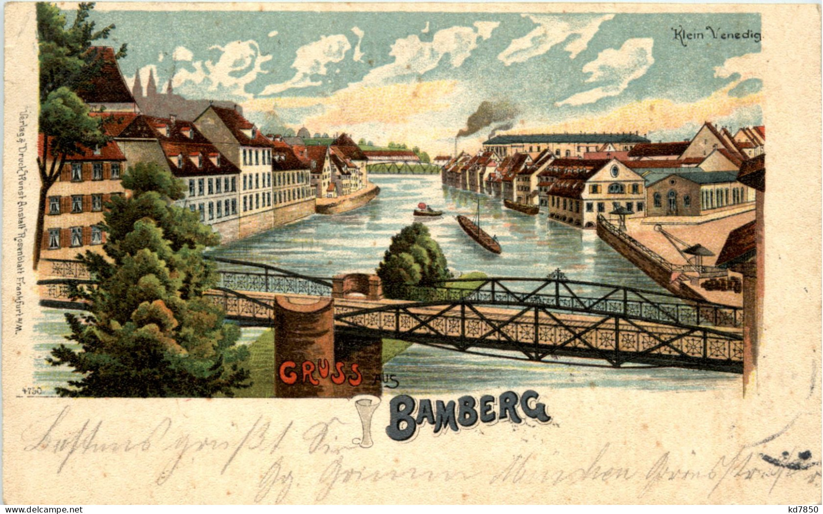 Gruss Aus Bamberg - Litho - Bamberg