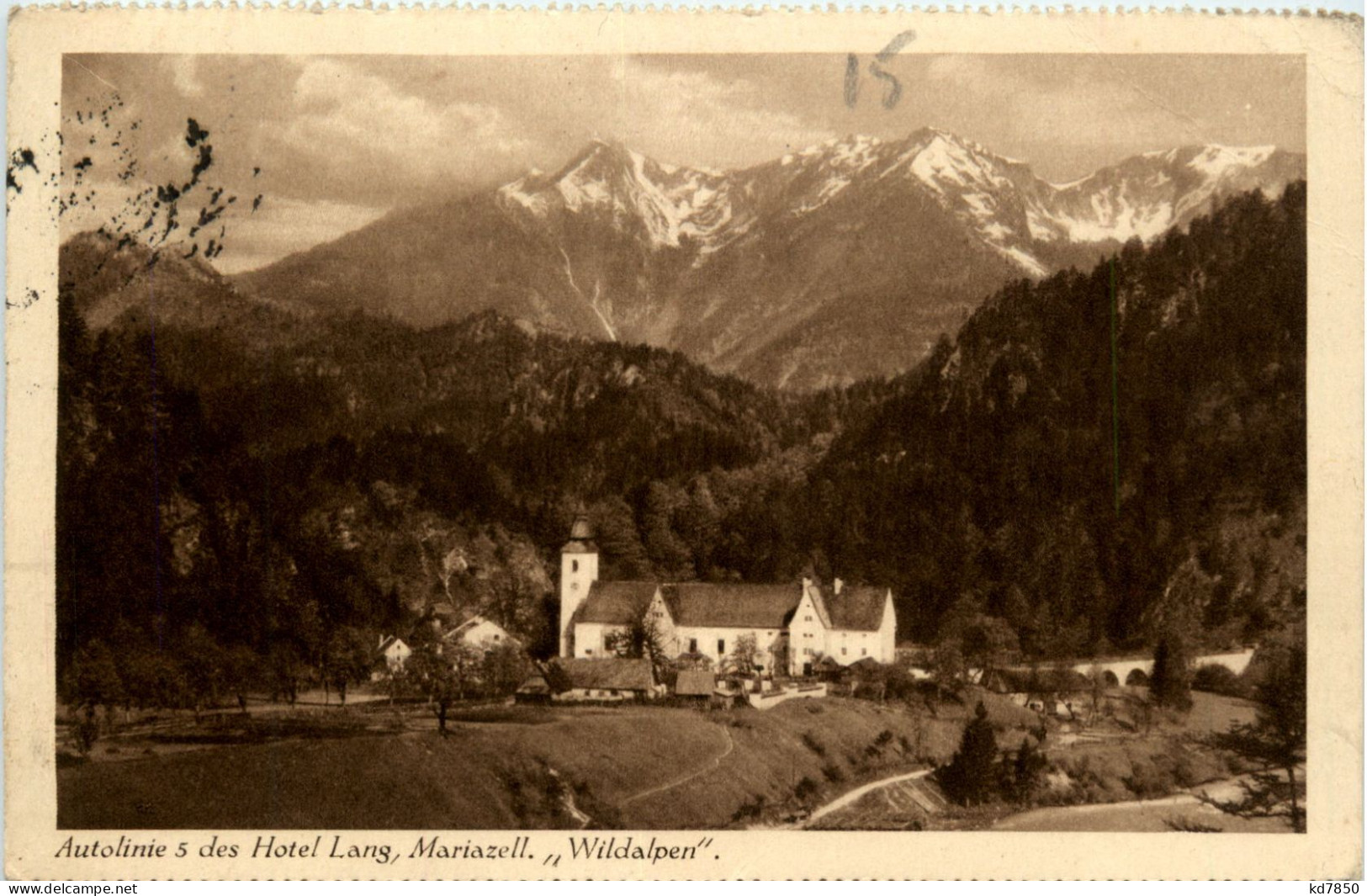 Wildalpen, Autolinie 5 Des Hotel Lang Mariazell - Liezen