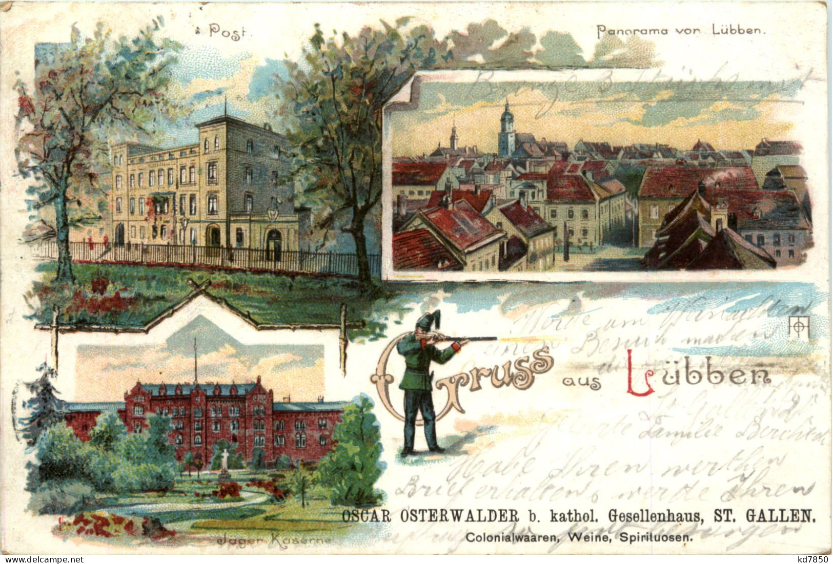 Gruss Aus Lübben - Litho - Lübben (Spreewald)