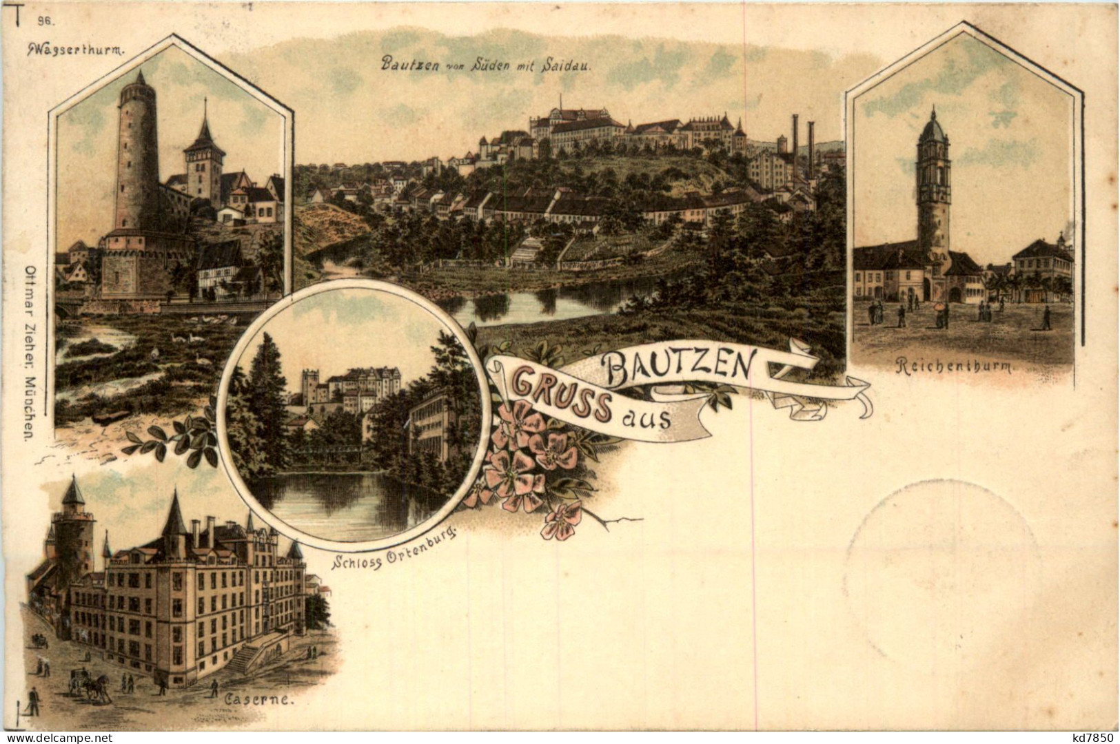 Gruss Aus Bautzen - Litho - Bautzen