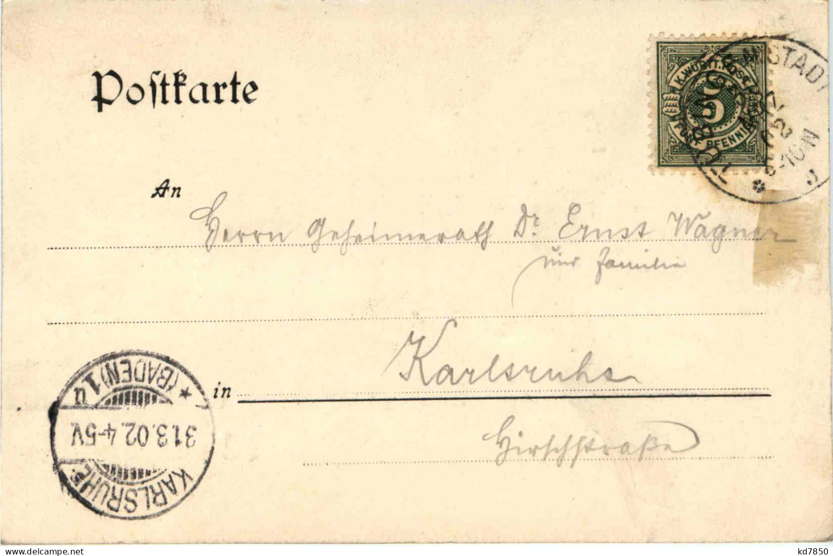 Abschied Der Württembergischen Briefmarke - Francobolli (rappresentazioni)