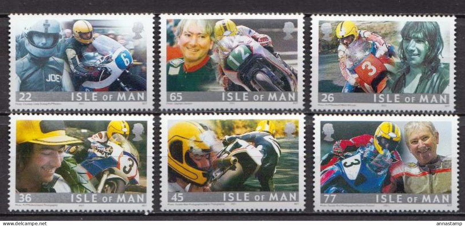 Isle Of Man MNH Set - Motorbikes