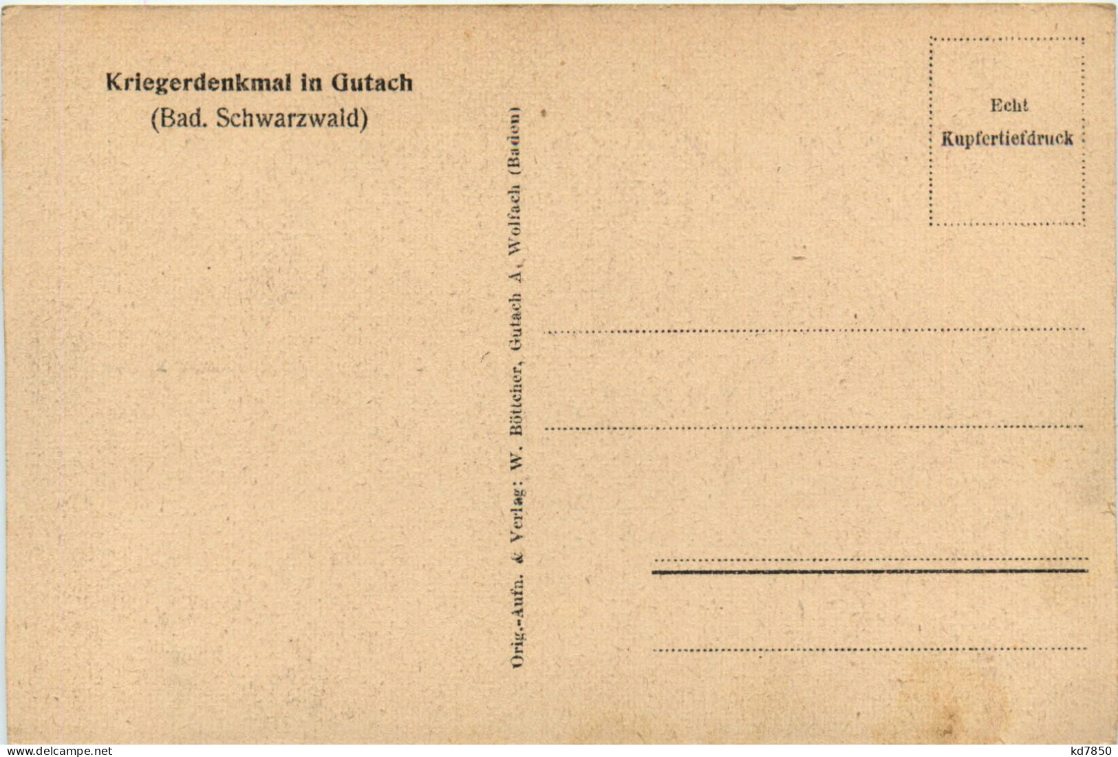 Kriegerdenkmal In Gutach - Gutach (Breisgau)