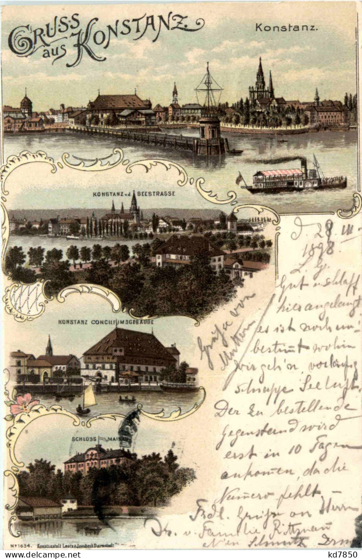 Gruss Aus Konstanz - Litho - Konstanz