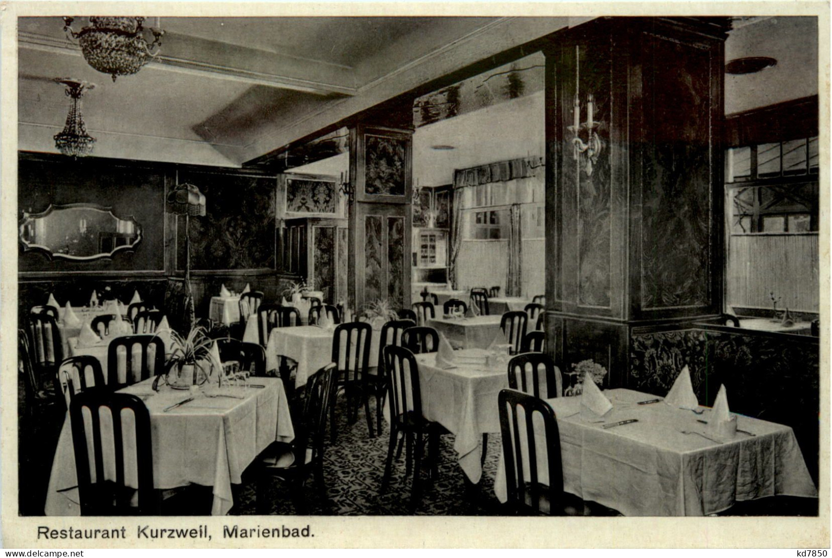 Marienbad - Restaurant Kurzweil - Boehmen Und Maehren