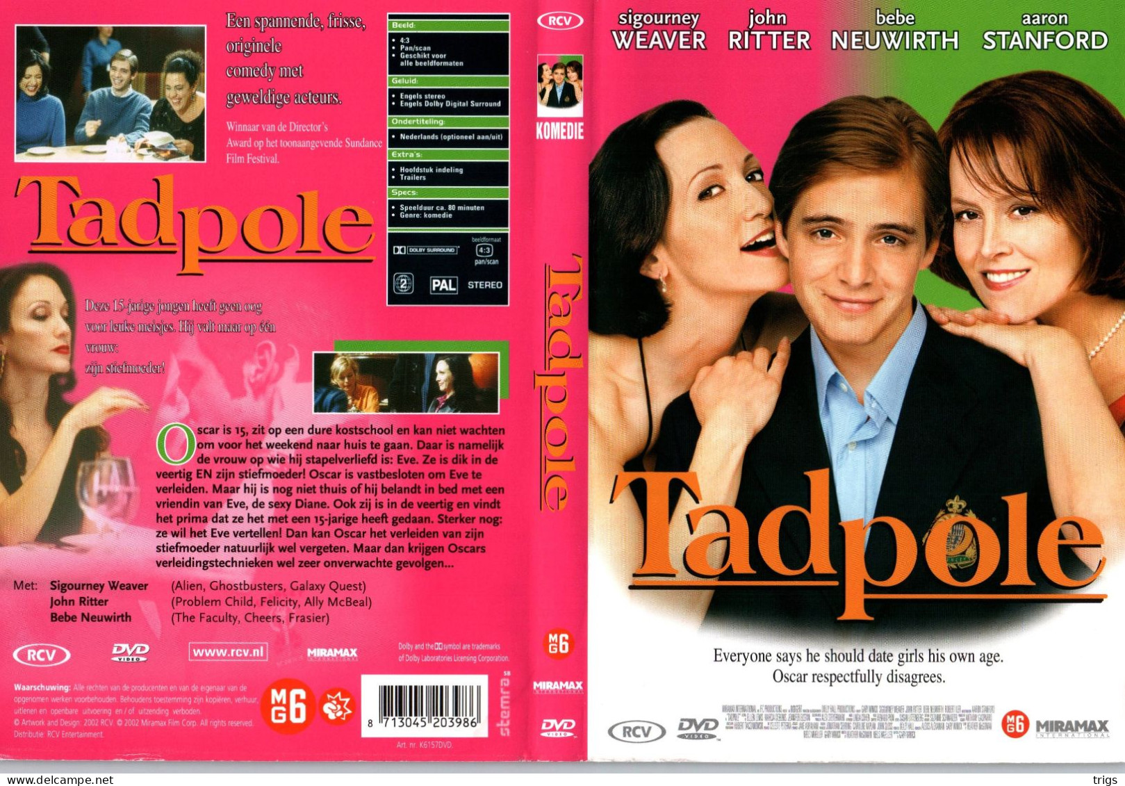 DVD - Tadpole - Comédie