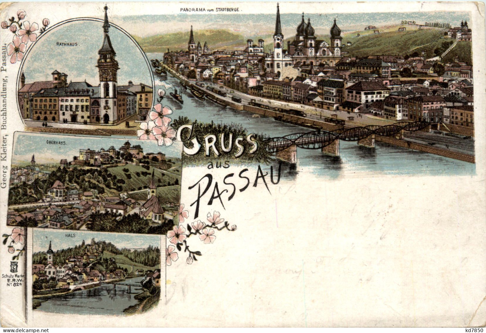 Gruss Aus Passau - Litho - Passau