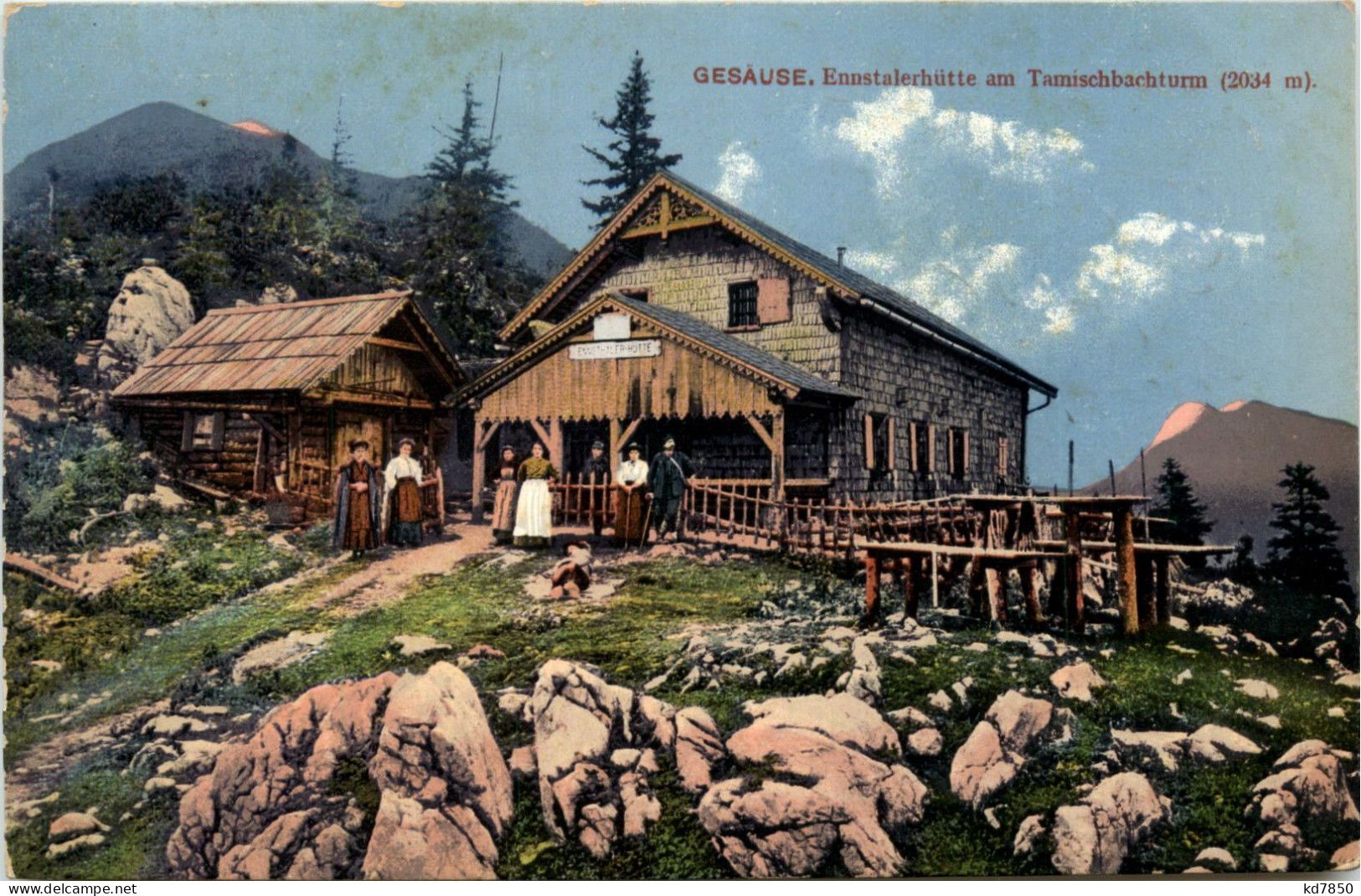 Gesäuse, Ennstalerhütte Mit Tamischbachturm - Liezen