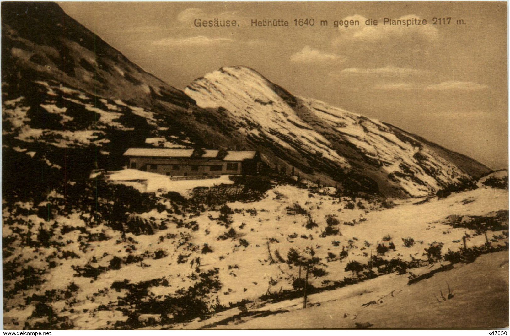 Gesäuse, Hesshütte Gegen Die Planspitze - Admont