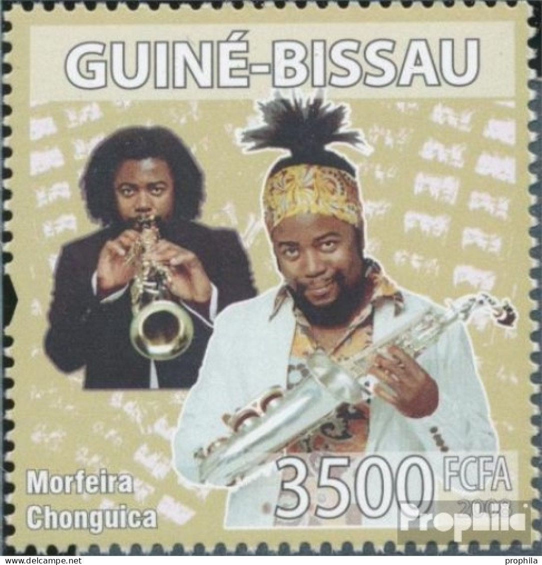 Guinea-Bissau 3985 (kompl. Ausgabe) Postfrisch 2008 Afrikanische Musiker - Guinée-Bissau