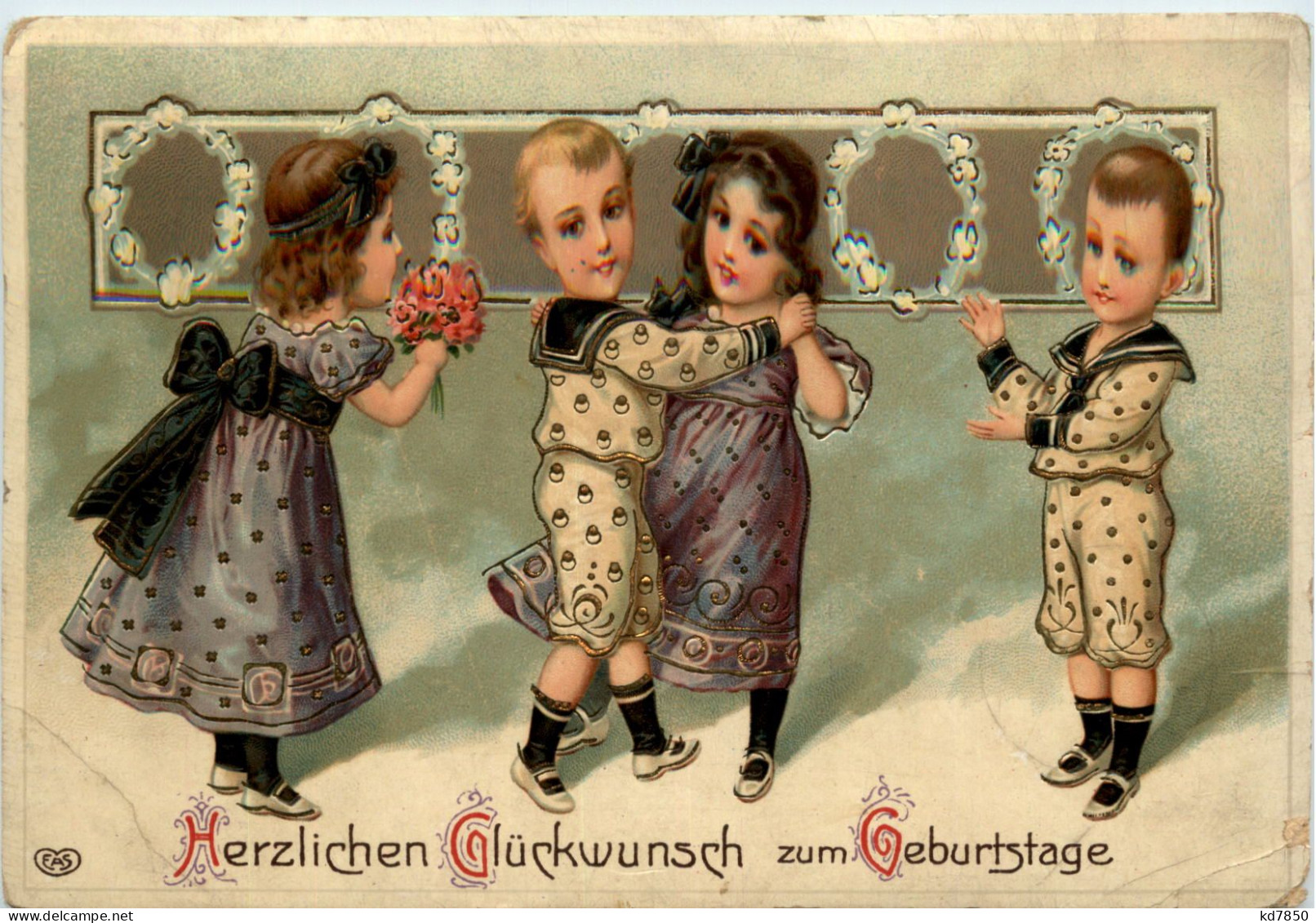 Geburtstag - Kinder - Prägekarte - Geburtstag