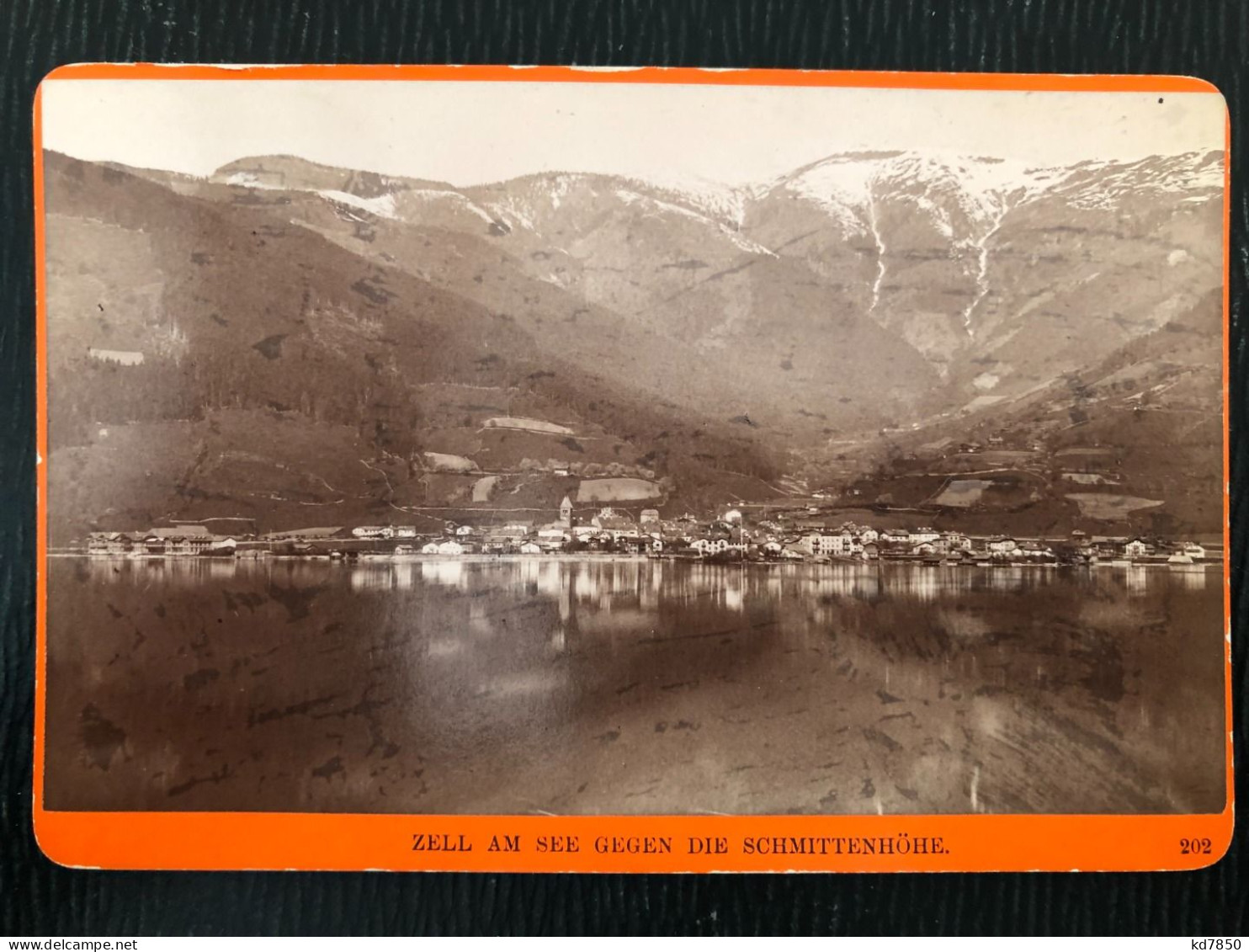 Zell Am See - Photo Auf Dickem Karton - Verlag Würthle & Spinnhirn - Zell Am See