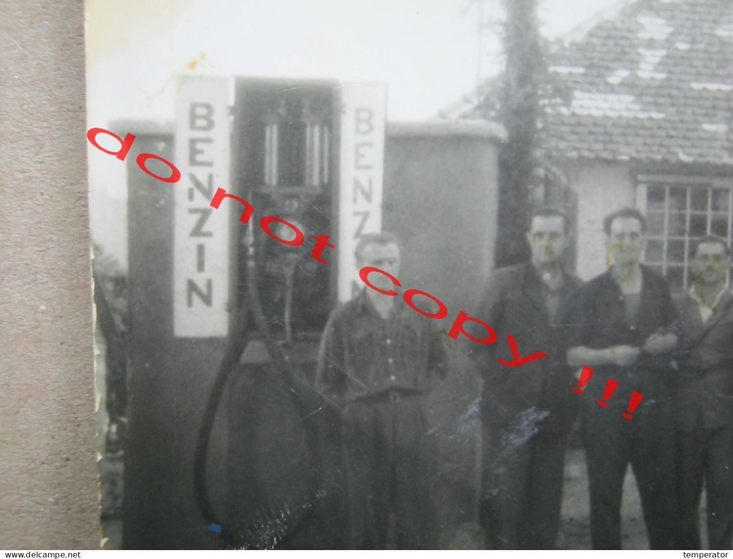 Fuel Dispenser - BENZIN - Petrol Station ... ( Old Photo ) - Places