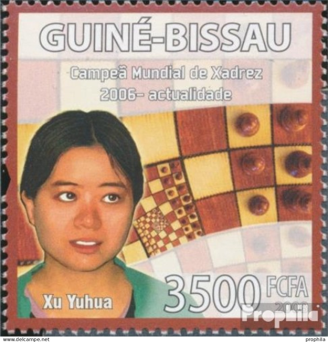 Guinea-Bissau 3943 (kompl. Ausgabe) Postfrisch 2008 Schachmeister - Guinée-Bissau