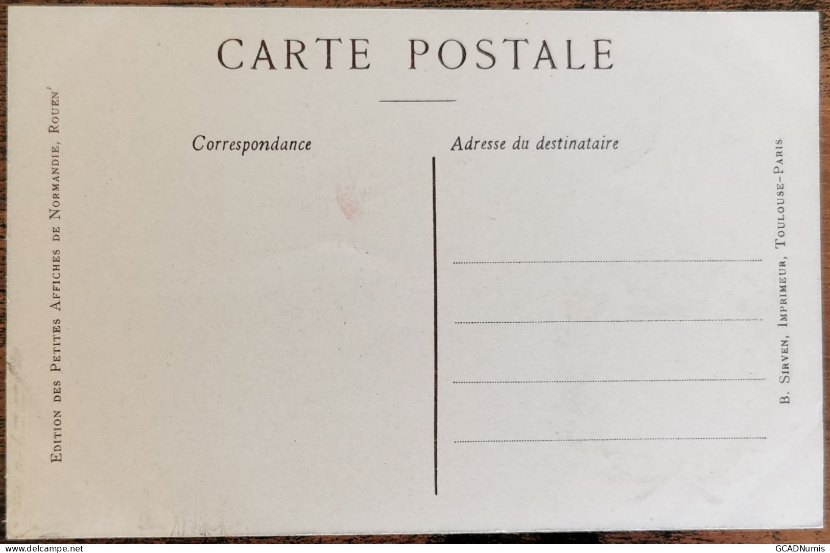 CARTE POSTALE Billet 1 Franc Chambre De Commerce De MACON BOURG - Saône Et Loire - Macon