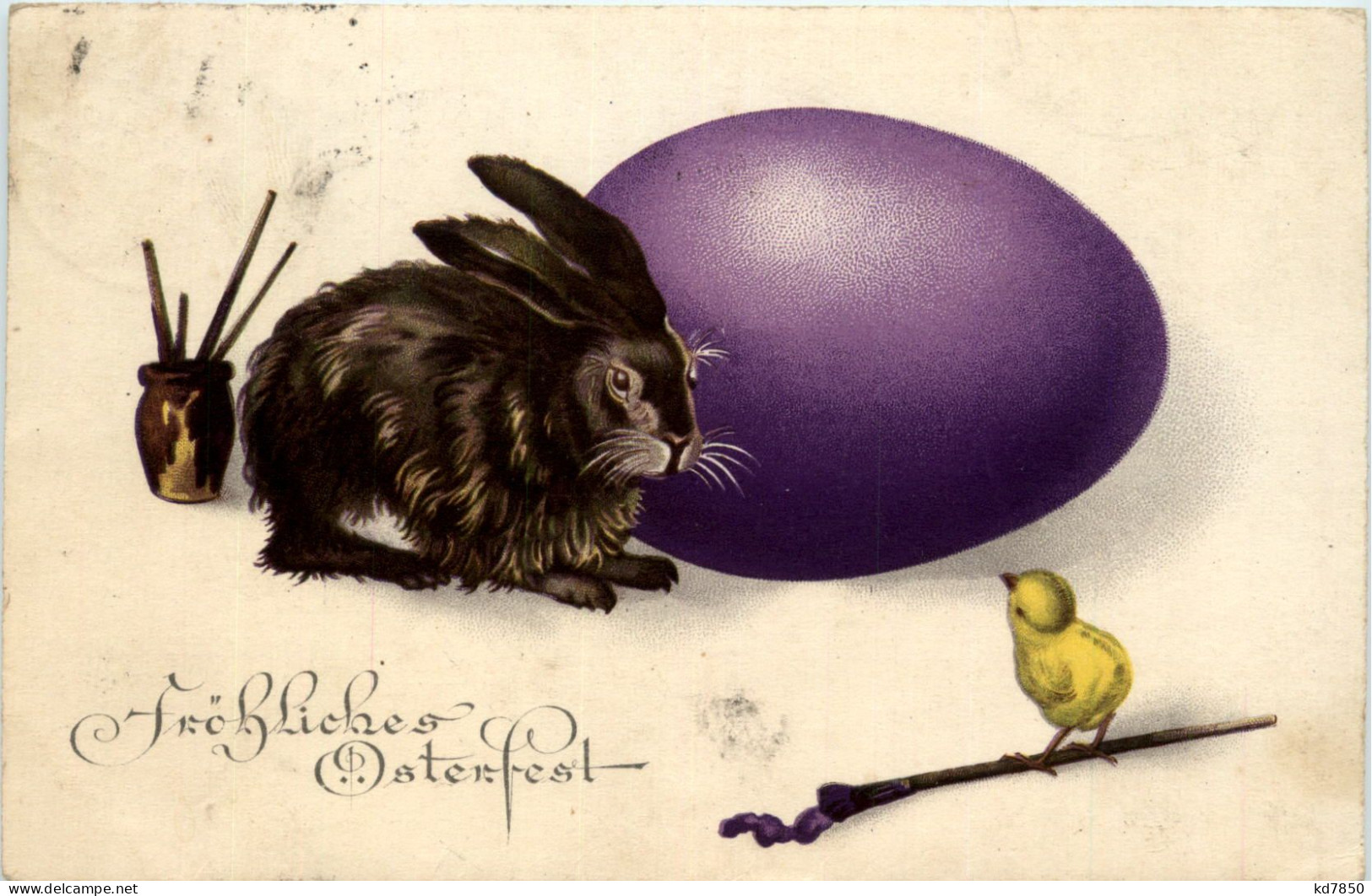 Ostern - Hase Mit Ei - Pascua