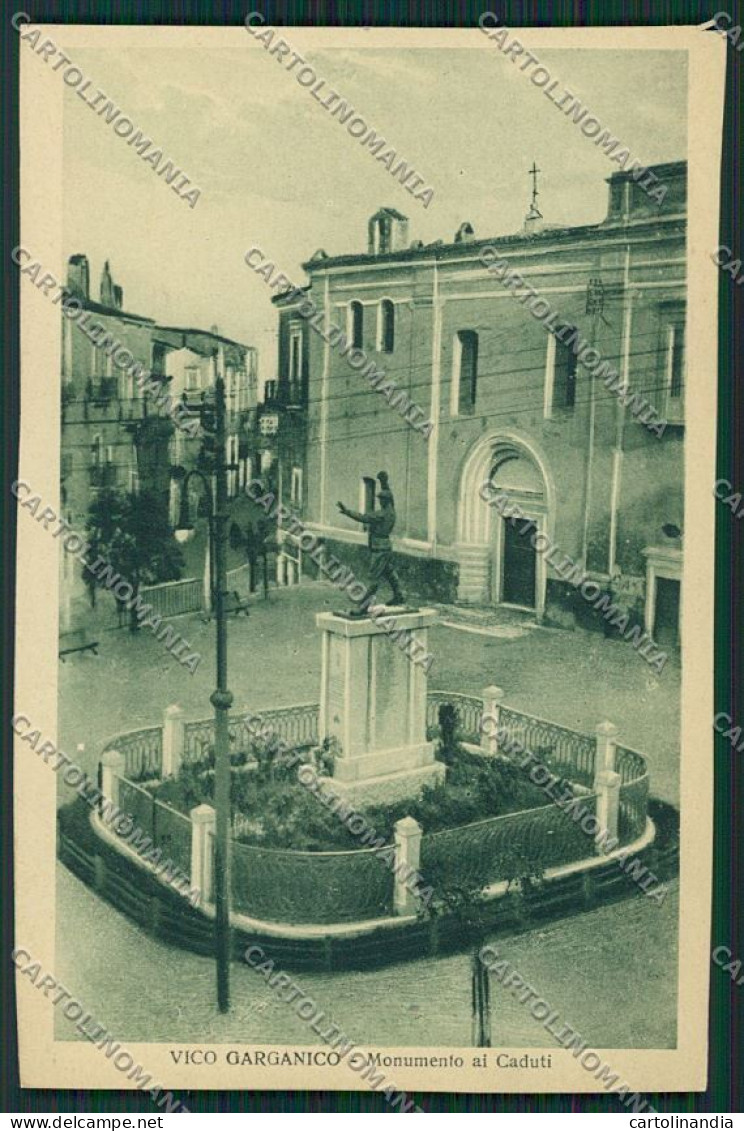 Foggia Vico Garganico Cartolina QQ4908 - Foggia