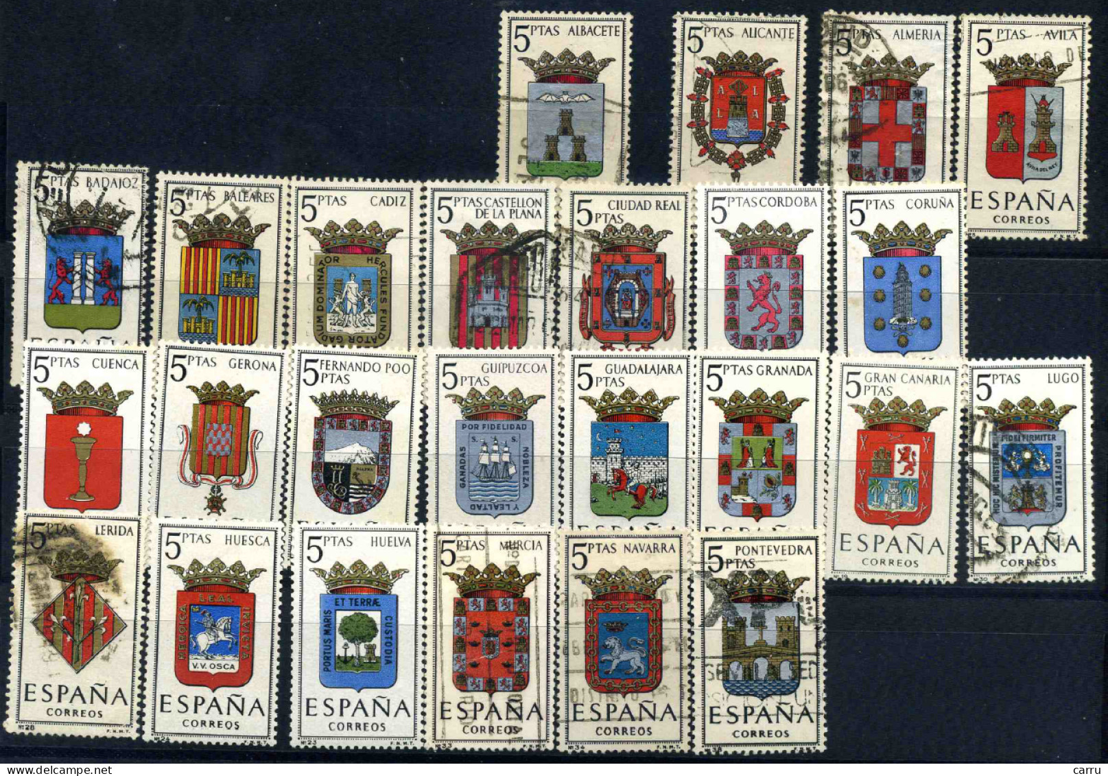 España - Lote De Sellos De Escudos De España (1962-1965) - Unused Stamps