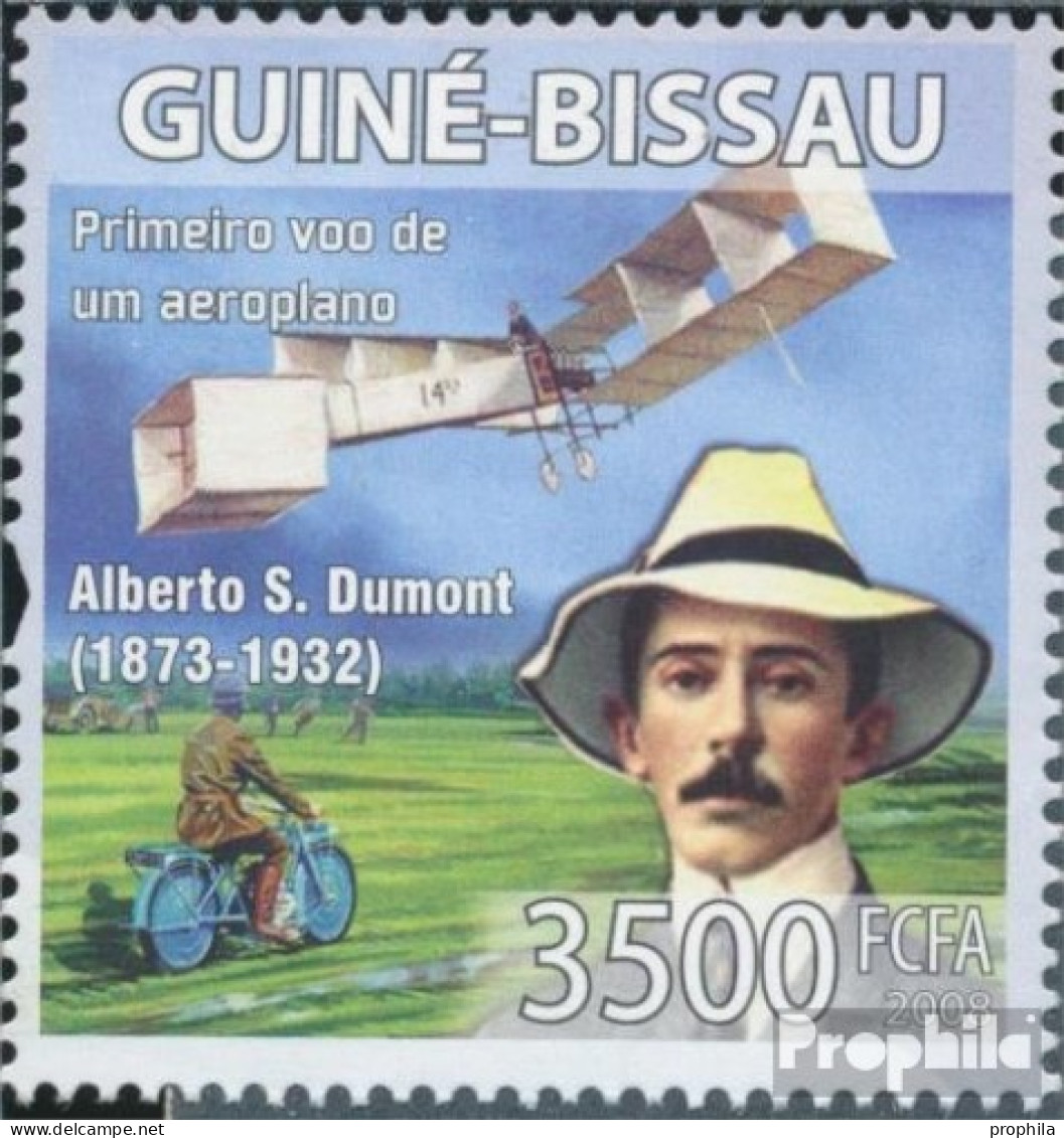 Guinea-Bissau 3929 (kompl. Ausgabe) Postfrisch 2008 Pioniere Der Luftfahrt - Guinée-Bissau