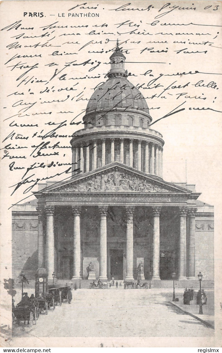75-PARIS PANTHEON-N°T1117-A/0045 - Pantheon