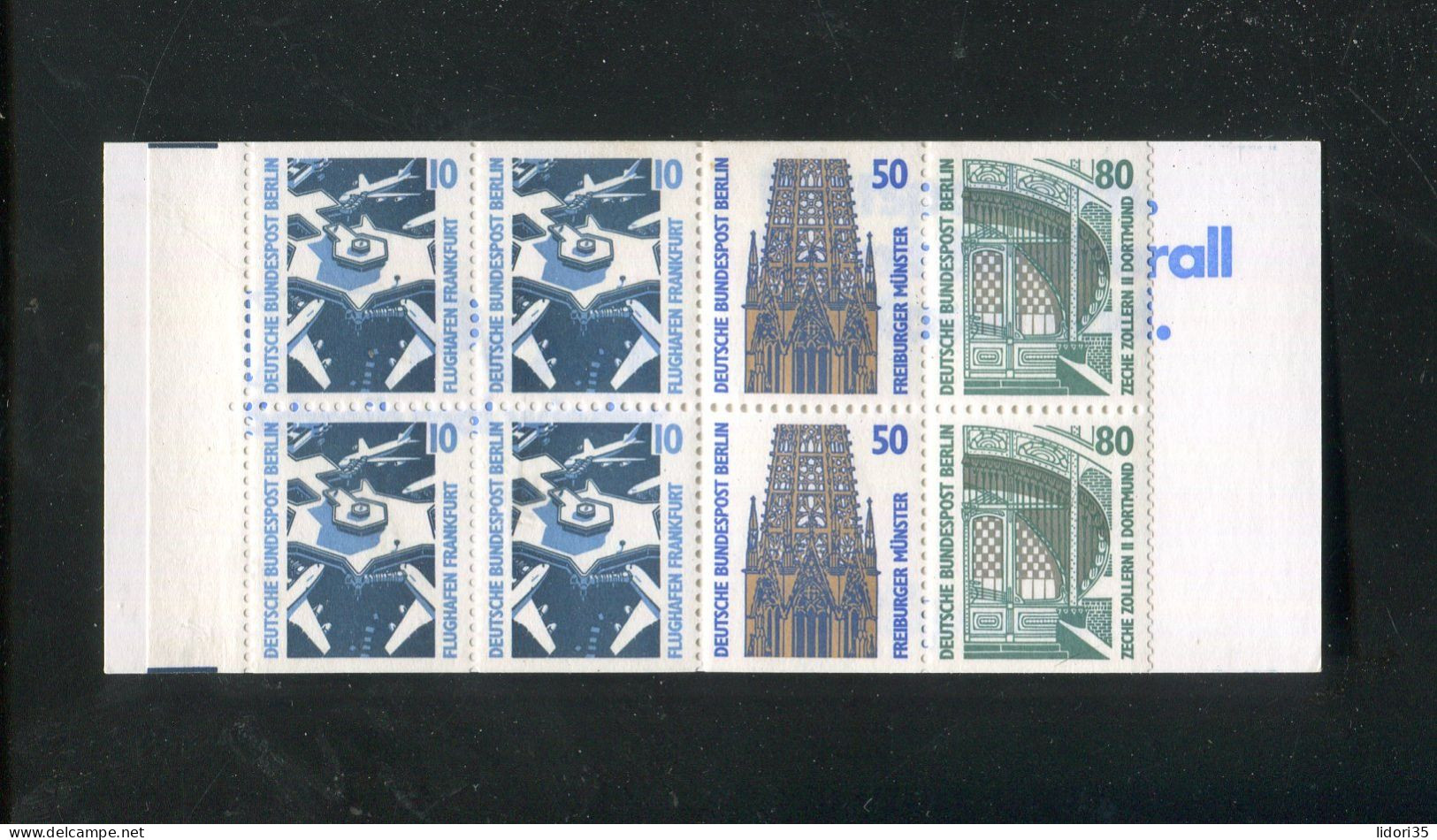 "BERLIN" 1989, Markenheftchen Mi. 14 OZ ** (L1146) - Postzegelboekjes