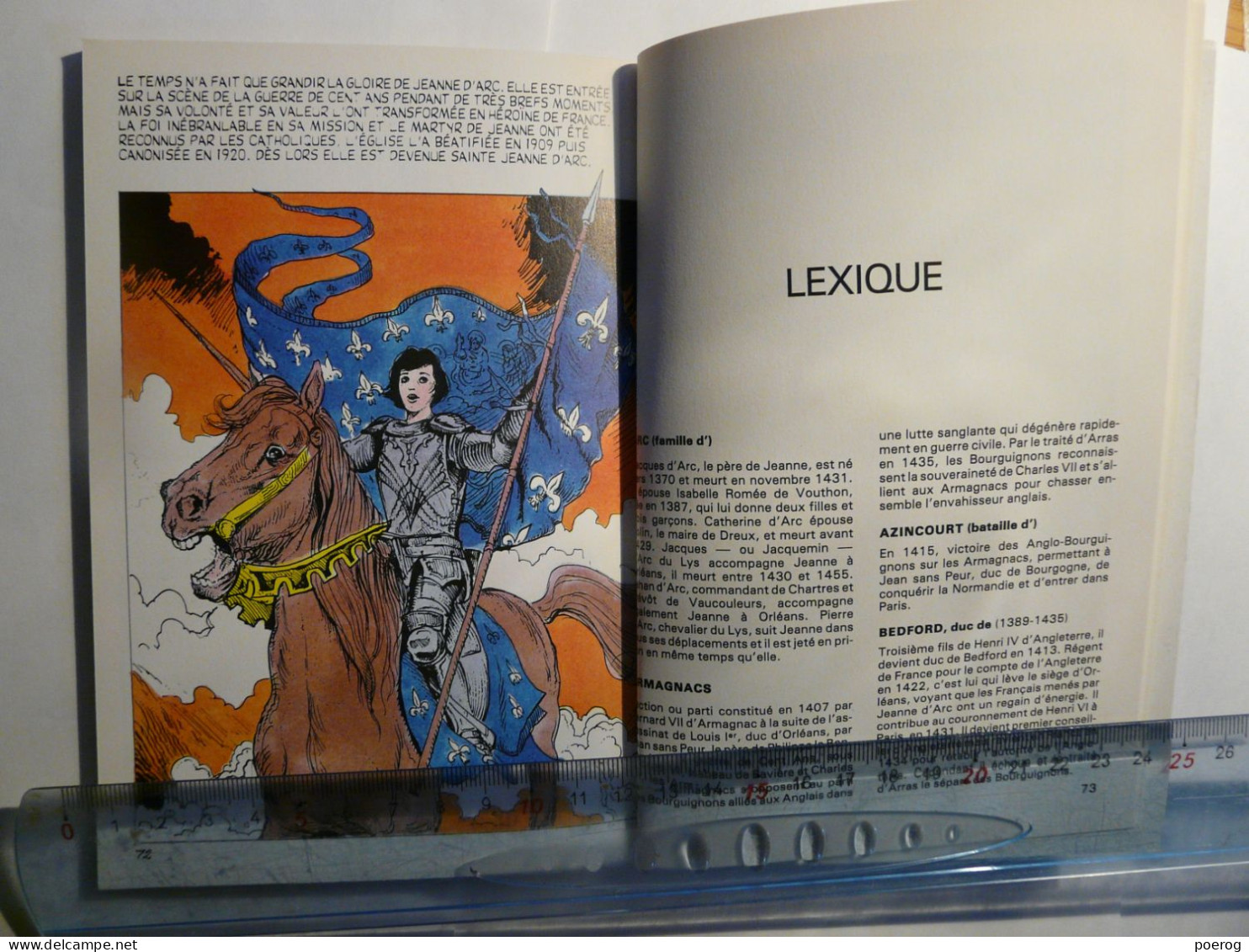 JEANNE D'ARC - LES GRANDES BIOGRAPHIES EN BANDES DESSINEES BD - BIOGRAPHIE COLLECTIF  1983 - GEORGETA PUSZTAI Biographie - Other & Unclassified
