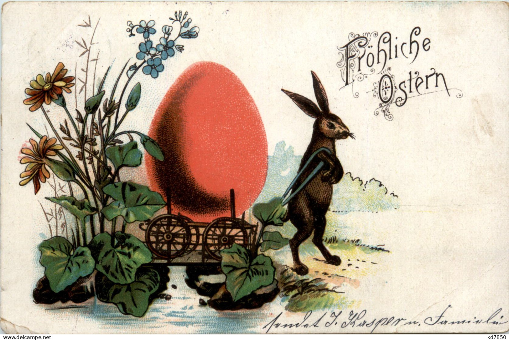 Ostern - Hase Mit Ei - Pasqua