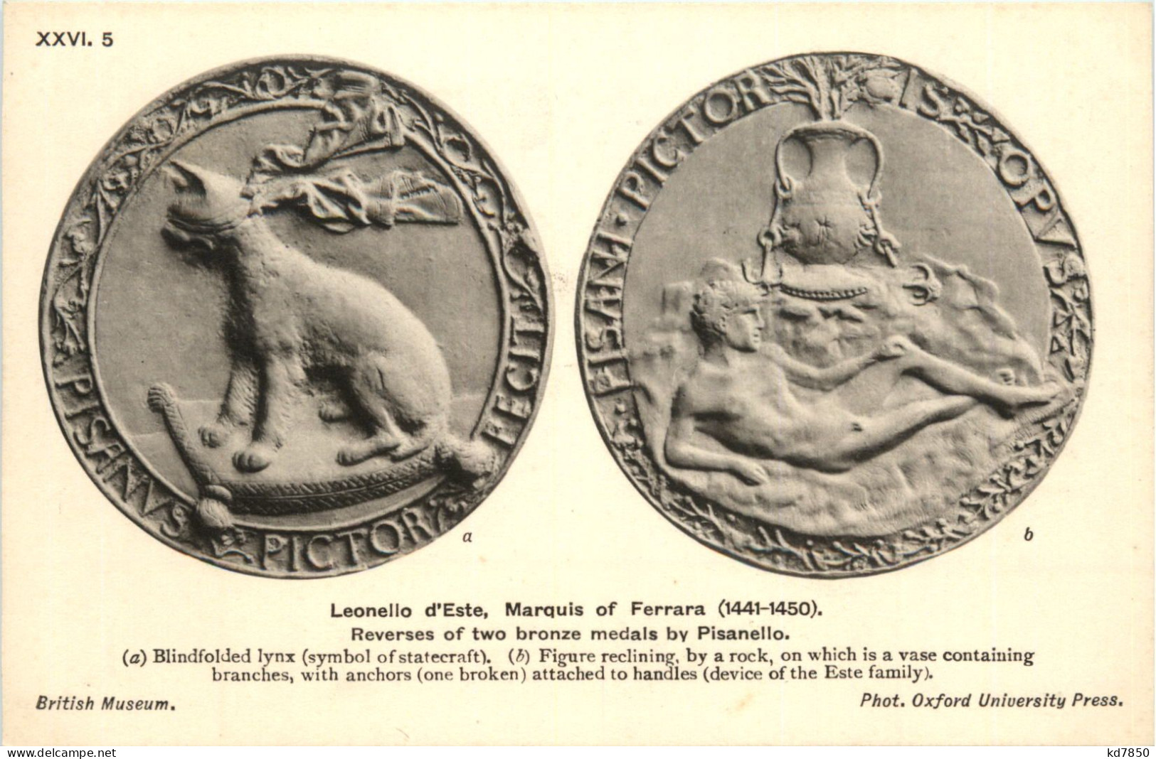 Medal Marquis Of Ferrara - Andere & Zonder Classificatie