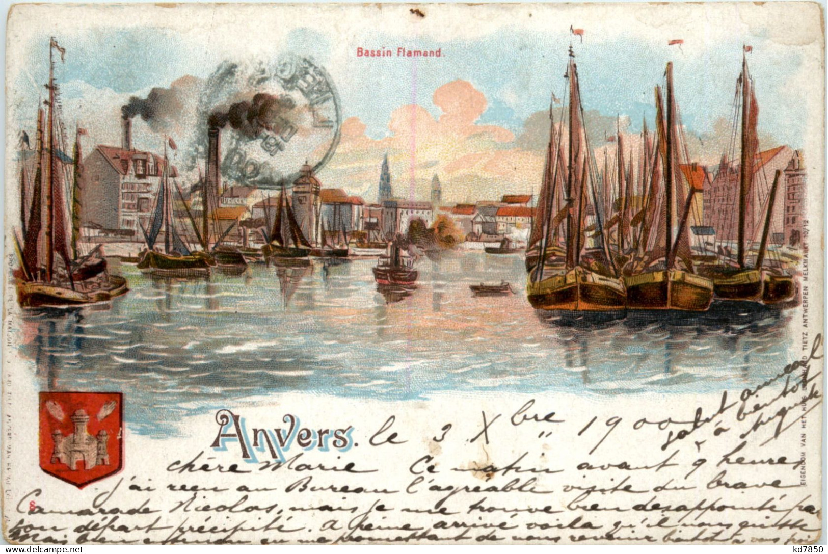 Anvers - Litho - Antwerpen