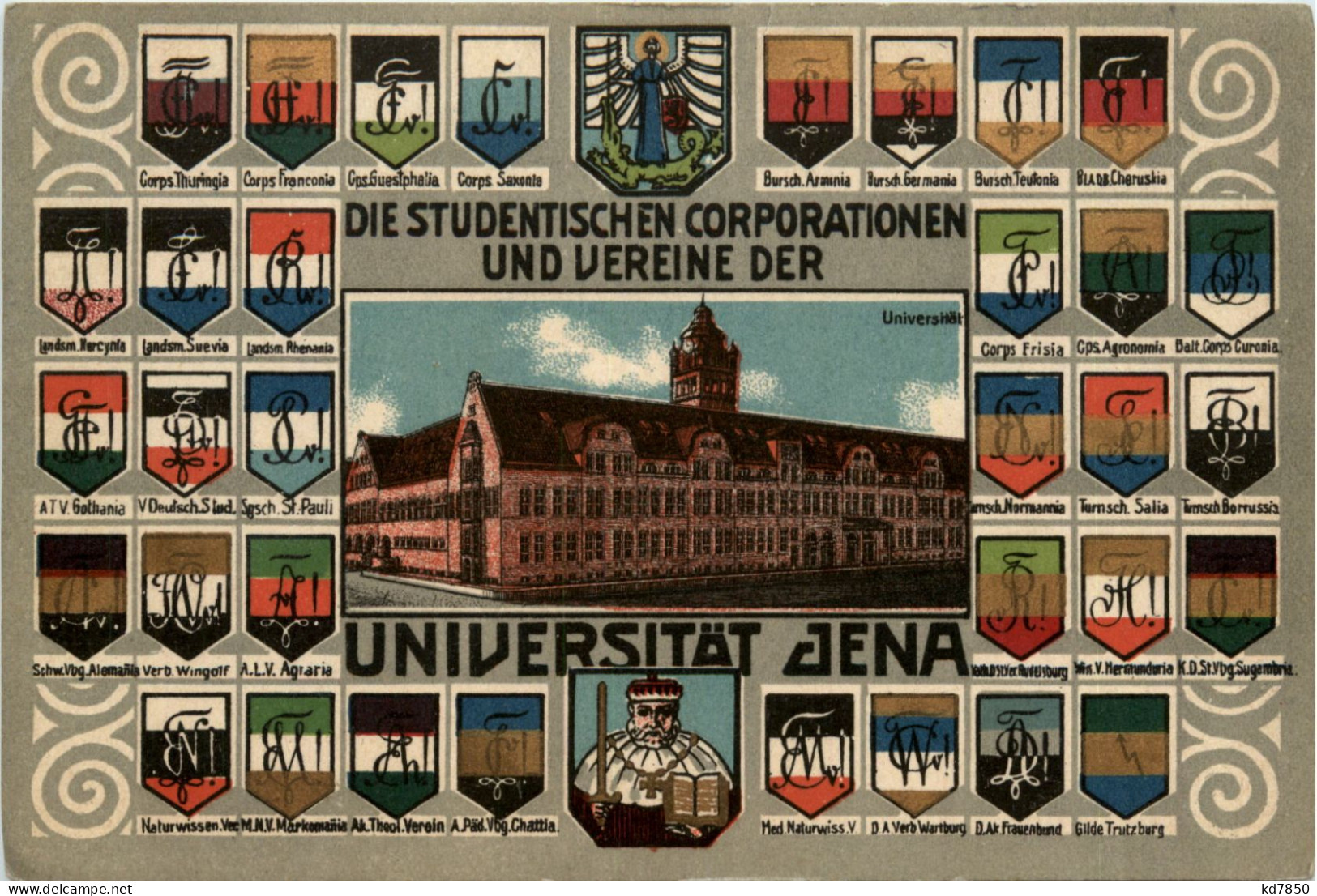 Jena - Die Studentischen Corporationen - Studentika - Jena