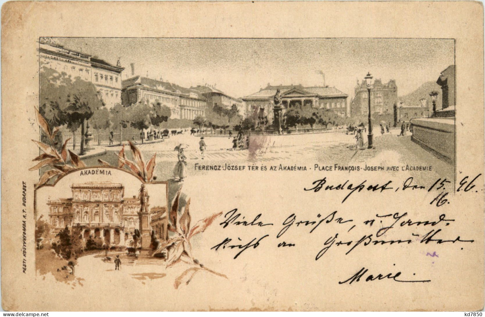 Budapest - Ganzsache - Litho - Hungría