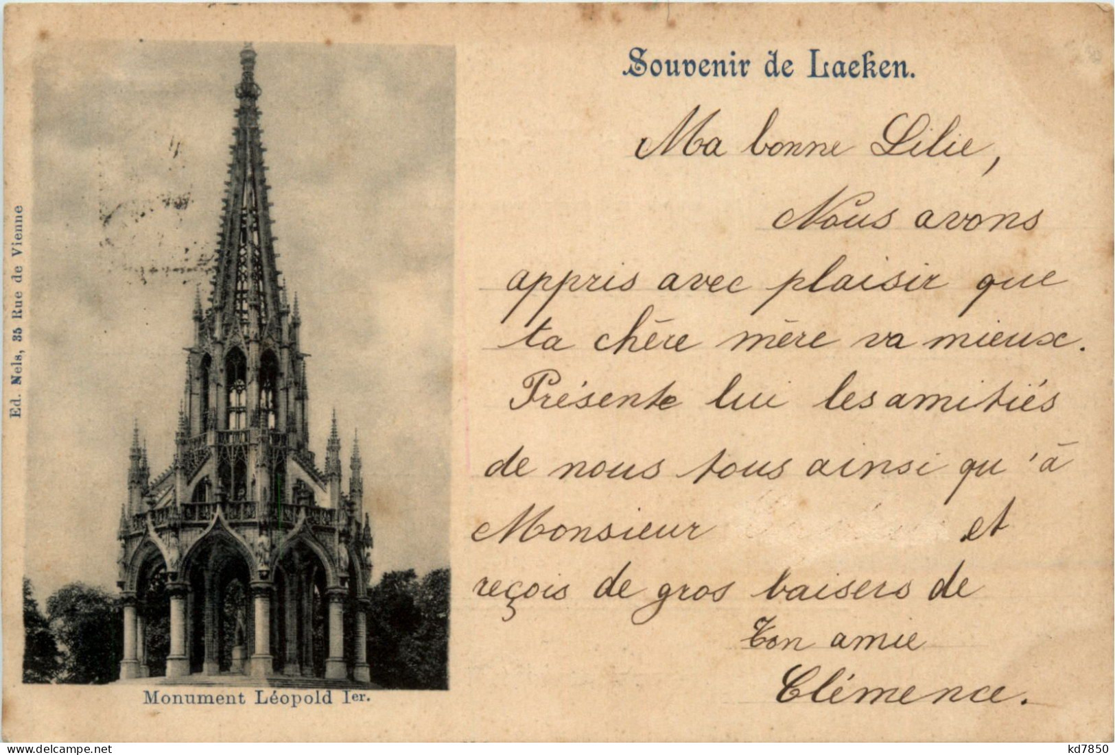 Souvenir De Laeken - Laeken