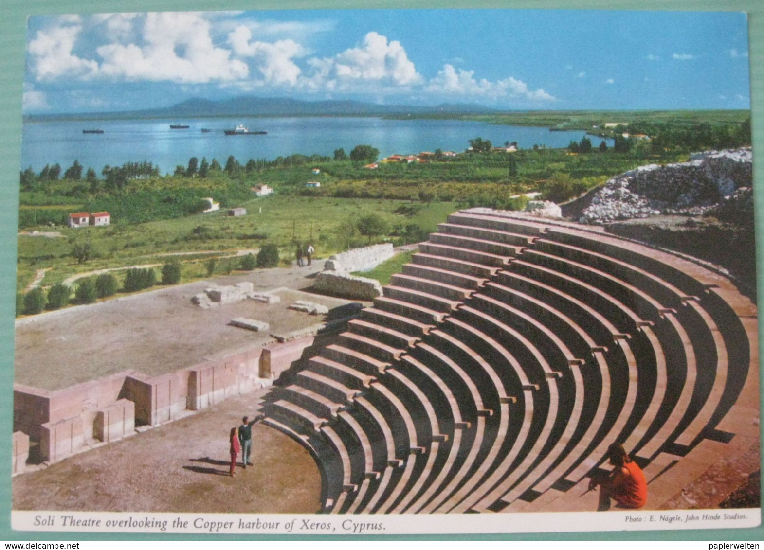 Xeros / Ξερός  / Denizli - Soli Theatre Overlooking The Copper Harbour Of Xeros, Cyprus - Chypre