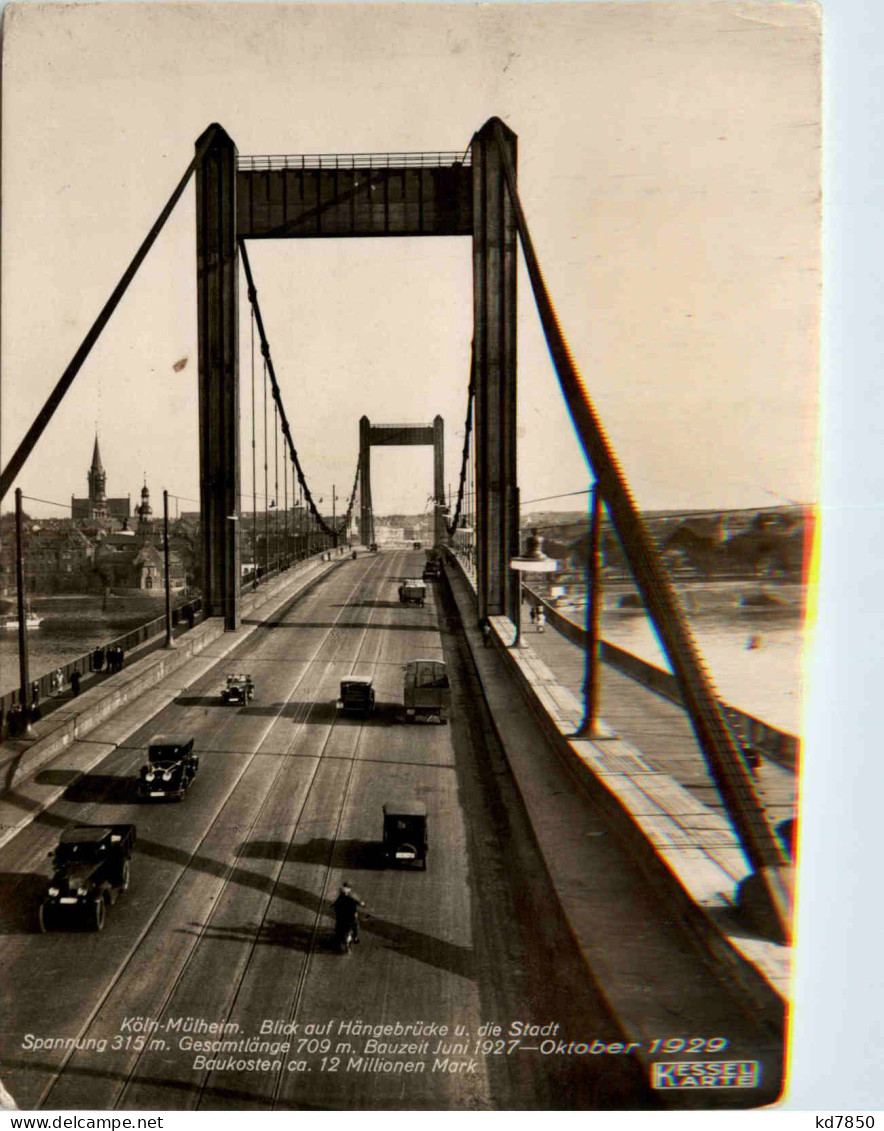 Köln-Mülheim - Blick Auf Die Hängebrücke - Koeln