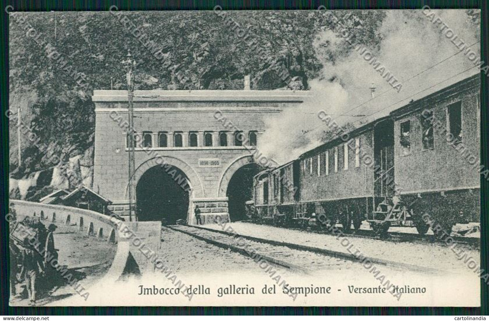 Verbania Sempione Treno Cartolina QQ5585 - Verbania