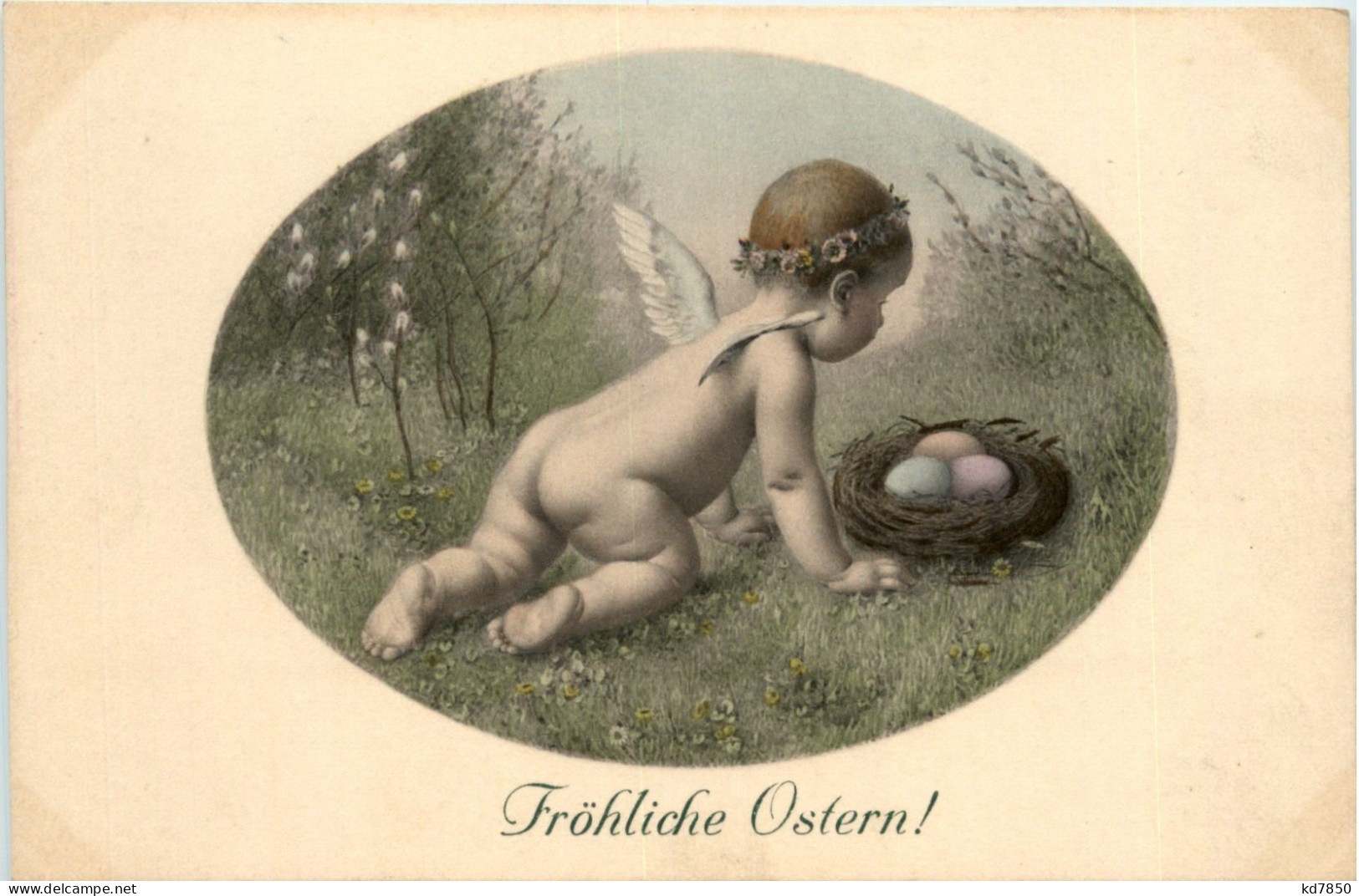 Ostern Künstlerkarte M. M. Vienne - M. Munk - Ostern