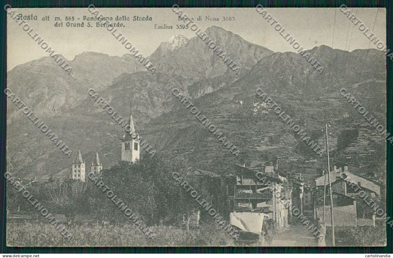 Aosta Città Cartolina QQ5798 - Aosta
