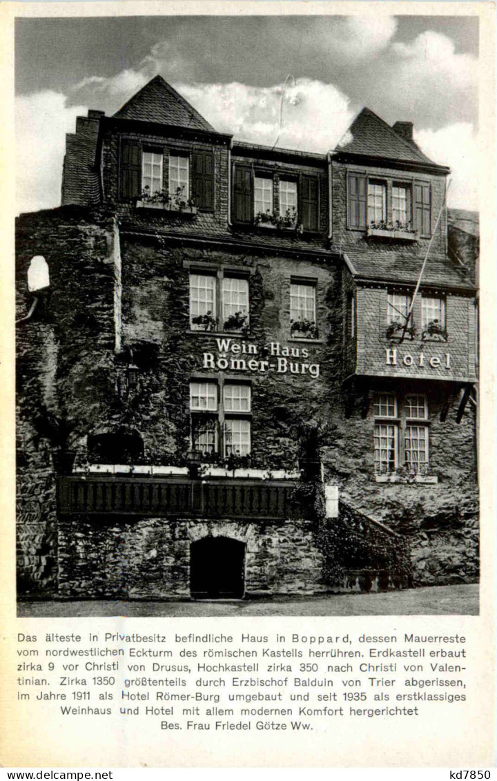 Boppard - Wein Haus Römer Burg - Boppard