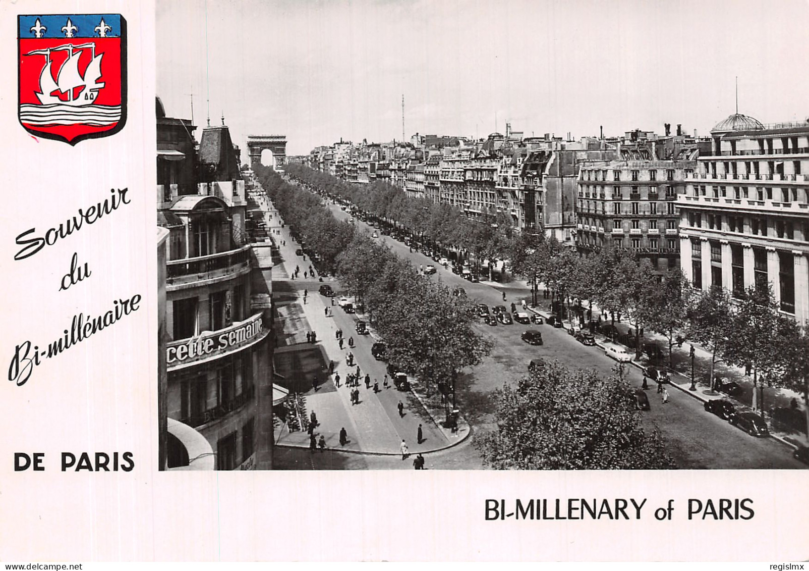 75-PARIS BI MILLENAIRE L AVENUE DES CHAMPS ELYSEES-N°T1118-B/0395 - Champs-Elysées